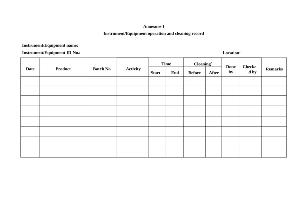 Procedure for operation and cleaning of portable de-humidifier